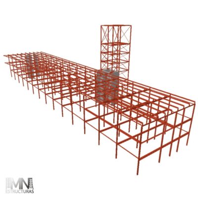 Nave losas pretensadas y laminados